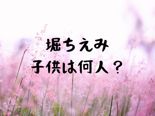 堀ちえみの子供は何人 実子は何人 連れ子もいる Jw Gigharbor 堀ちえみの子供は何人 実子は何人 連れ子もいる Jw Gigharbor